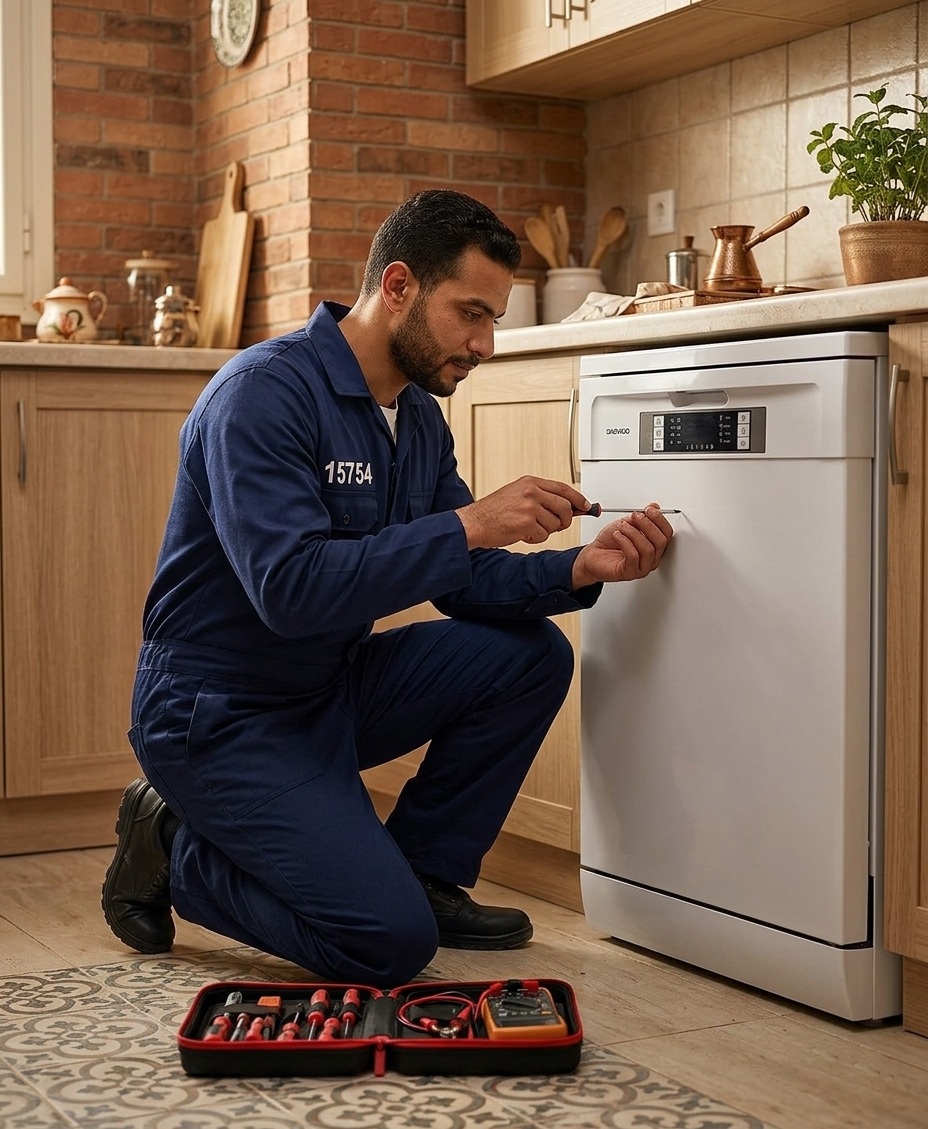 غسالة سامسونج حديثة